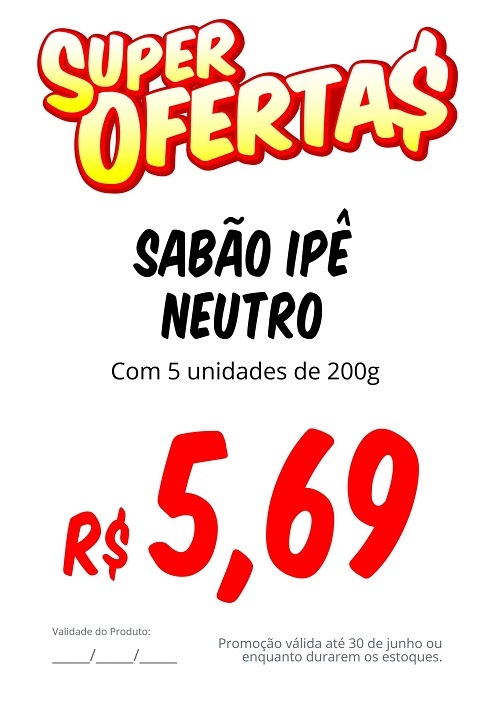 exemplos de cartazes promocionais sabão