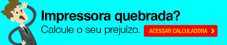 Prejuízo com impressora quebrada